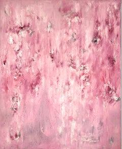 "We Were Spilled" (abstract, floral, calm, rose, blush, pink, tranquil, female)