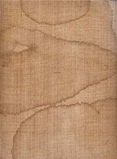 "What's Left II" (quiet, subtle, soft, natural, abstract, antique French linen)