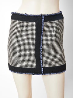 Nicholas Ghesquière for Balenciaga Houndstooth Suit with Fringe Detail