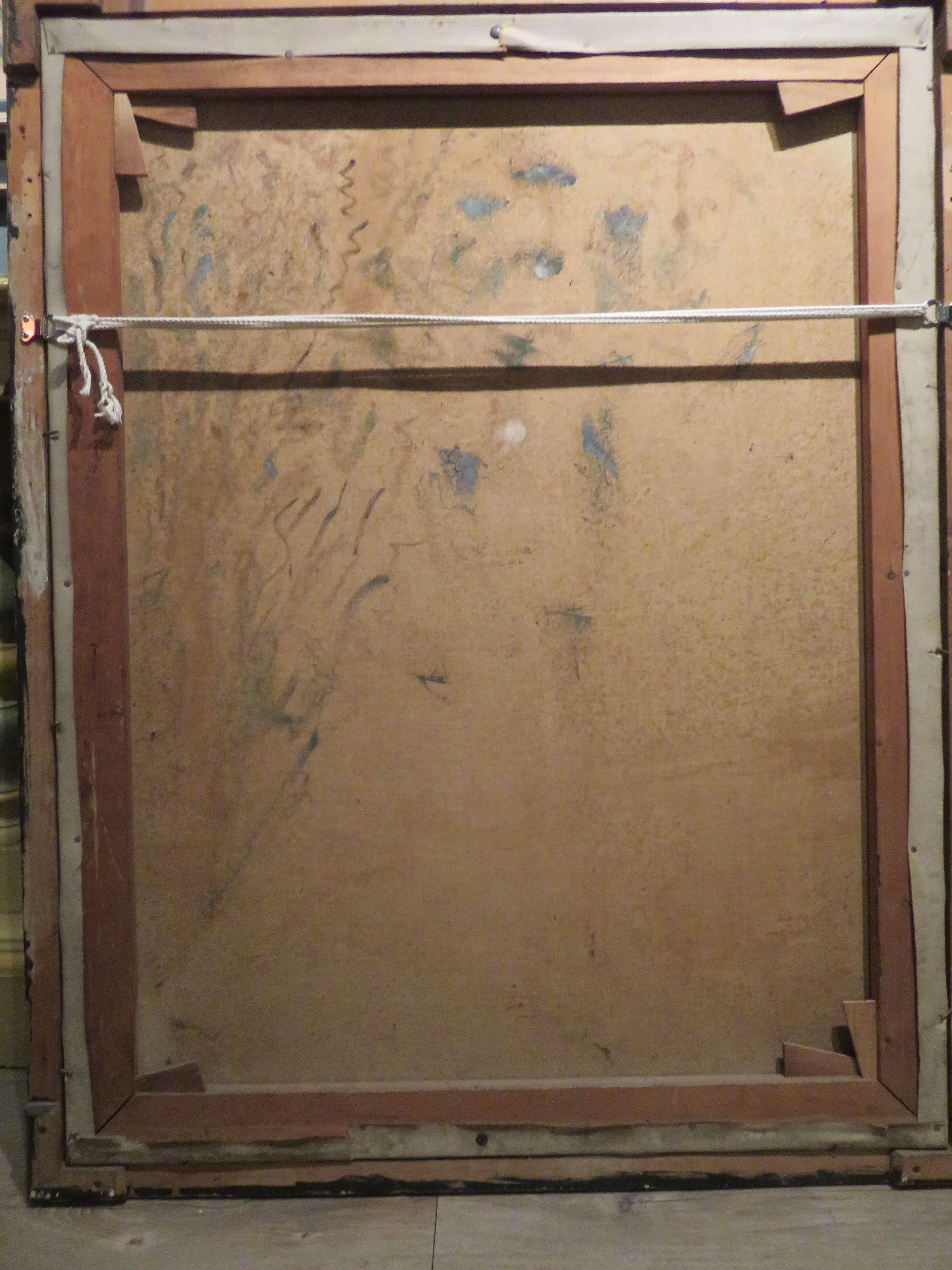 BEAUTIFUL LARGE ENGLISH 1920'S OIL PAINTING - Portrait by Nicholas Hornyansky For Sale 1