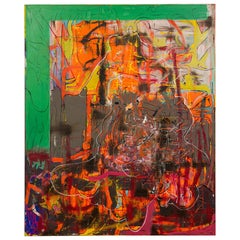 Nicholas Kashian American Contemporary Large Dynamic Painting