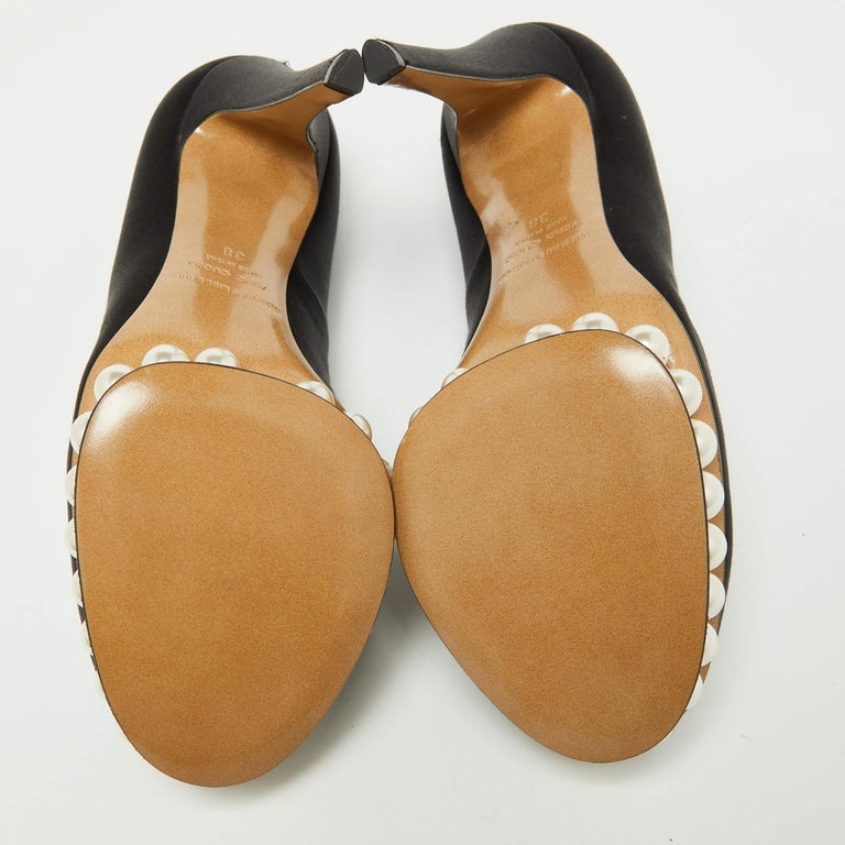 Nicholas Kirkwood Casati Pearl-heeled Velvet Boots 36.5 at 1stDibs