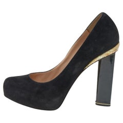 Nicholas Kirkwood Bombas de plataforma de ante negro Talla 37