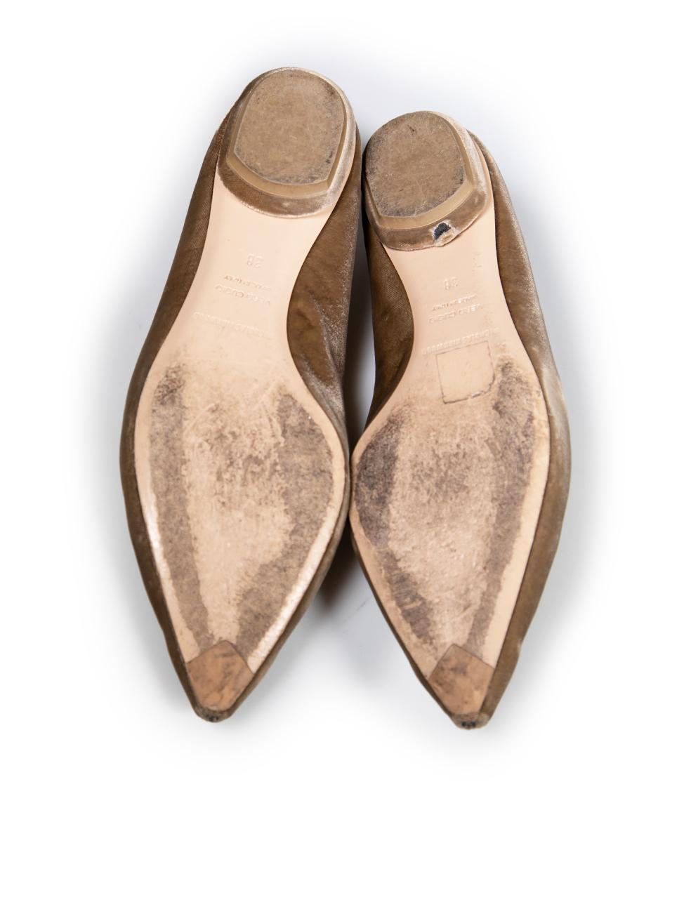 Women's Nicholas Kirkwood Brown Velvet Beya Loafers Size IT 38 For Sale