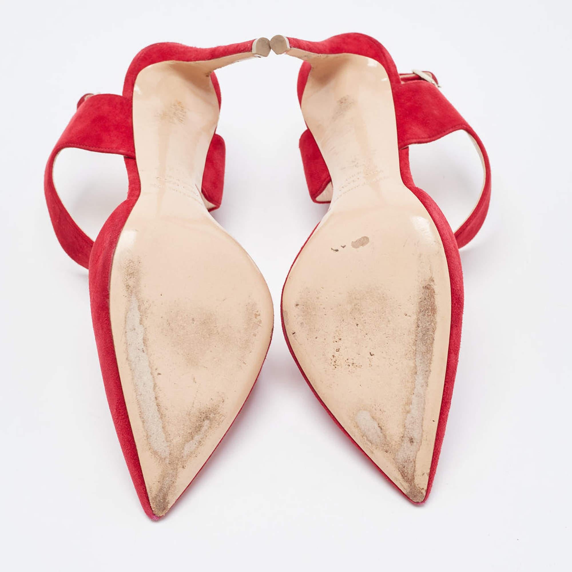 Nicholas Kirkwood Dark Pink Suede Leda Pumps Size 38.5 For Sale 2
