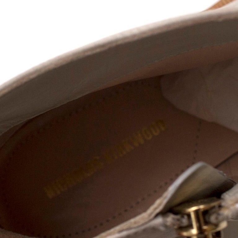 nicholas kirkwood casati faux pearl leather ankle boots