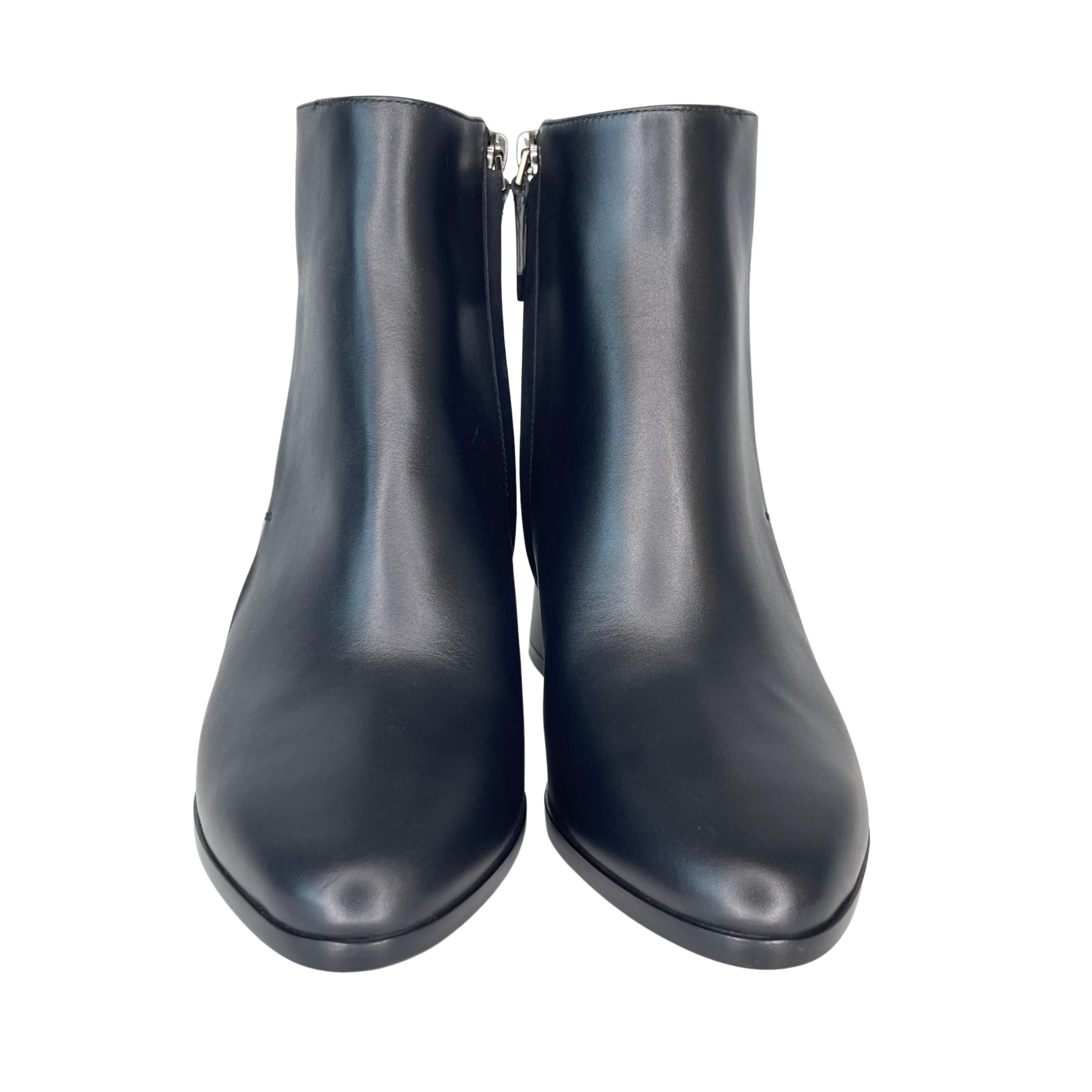 Nicholas Kirkwood Miri, stivaletto in pelle nera con finte perle (36 EU) In condizioni Nuovo in vendita a Montreal, Quebec