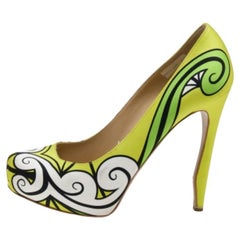 Nicholas Kirkwood - Pumps in raso multicolore misura 38