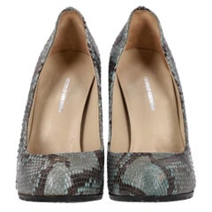 Tacones de piel de serpiente Nicholas Kirkwood