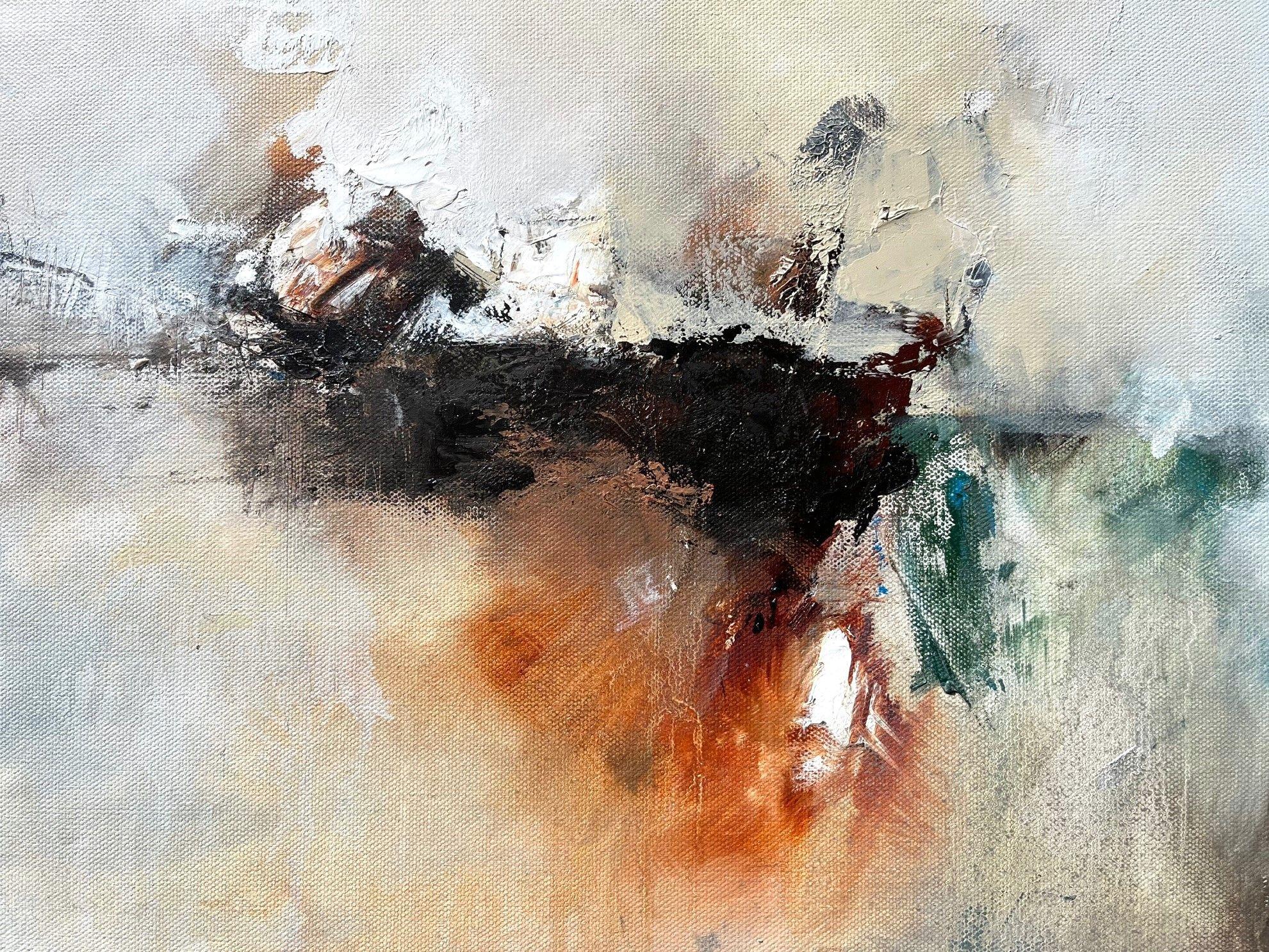 Conserva l'infanzia  II: Grotta, Pittura, Olio su tela - Painting di Nicholas Kriefall