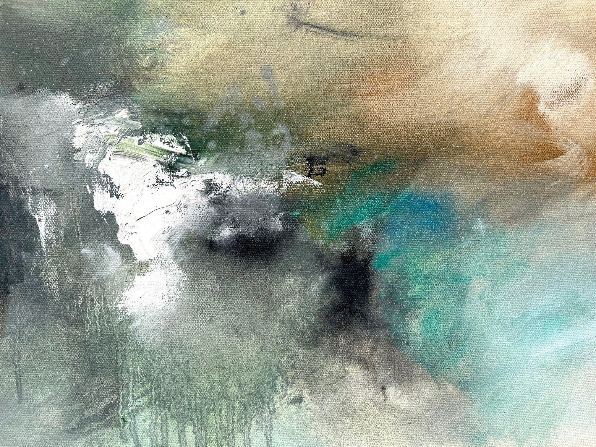 Estuario, Pittura, Olio su tela - Painting di Nicholas Kriefall