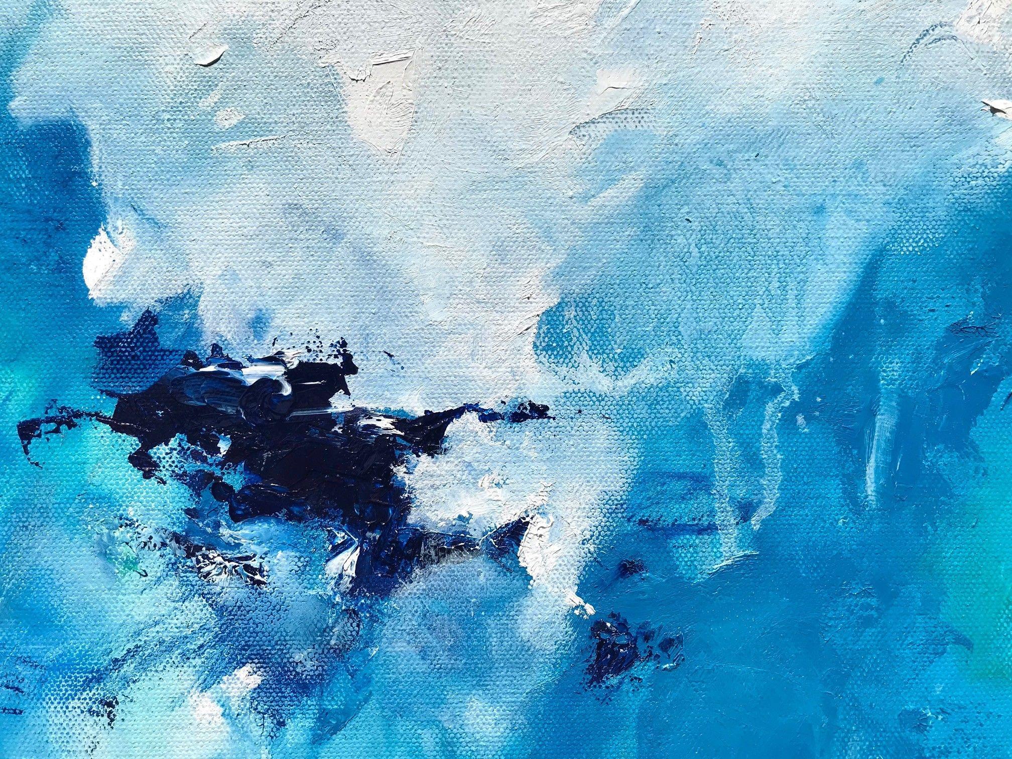 Freedive, Painting, Oil on Canvas 1