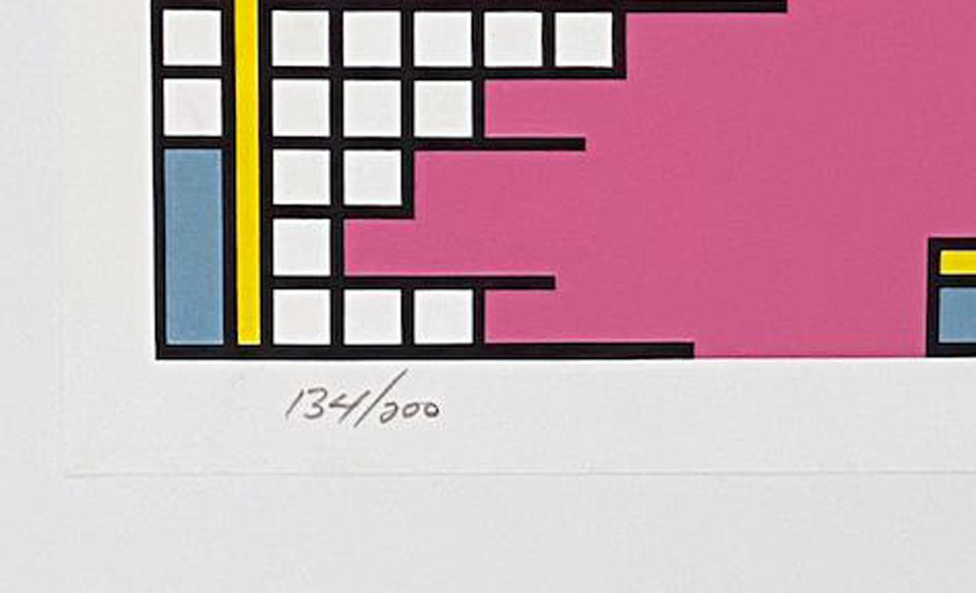 Artist: Nicholas Krushenick
Title: Over the Top
Medium: Silkscreen
Year: 1980
Edition: 134/200
Sheet Size: 29