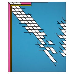 Nicholas Krushenick Tailgate Signed Pop Art Abstraction Silkscreen 189/200 Art