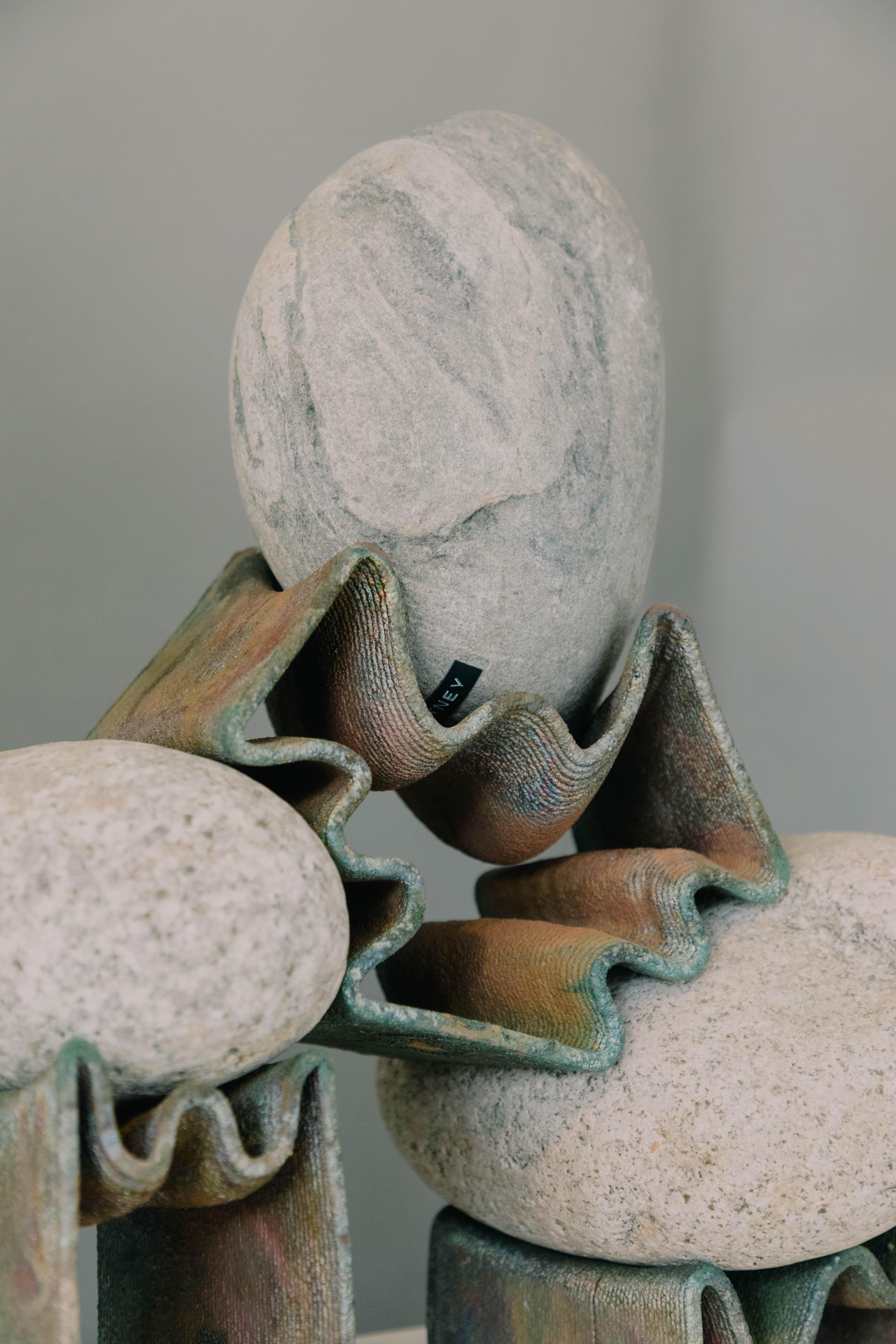 Sean, Vince, & Whitney - Sculpture by Nicholas LiCausi