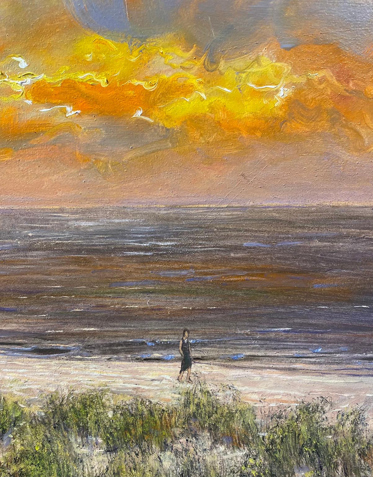  Nantucket Beach - Painting by Nicholas Oberling