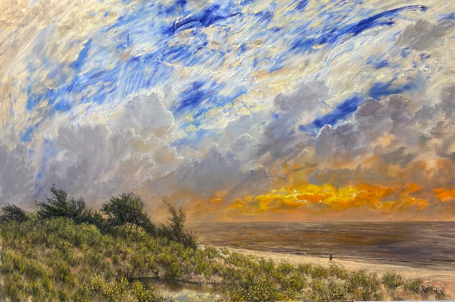 Nicholas Oberling Landscape Painting -  Nantucket Beach