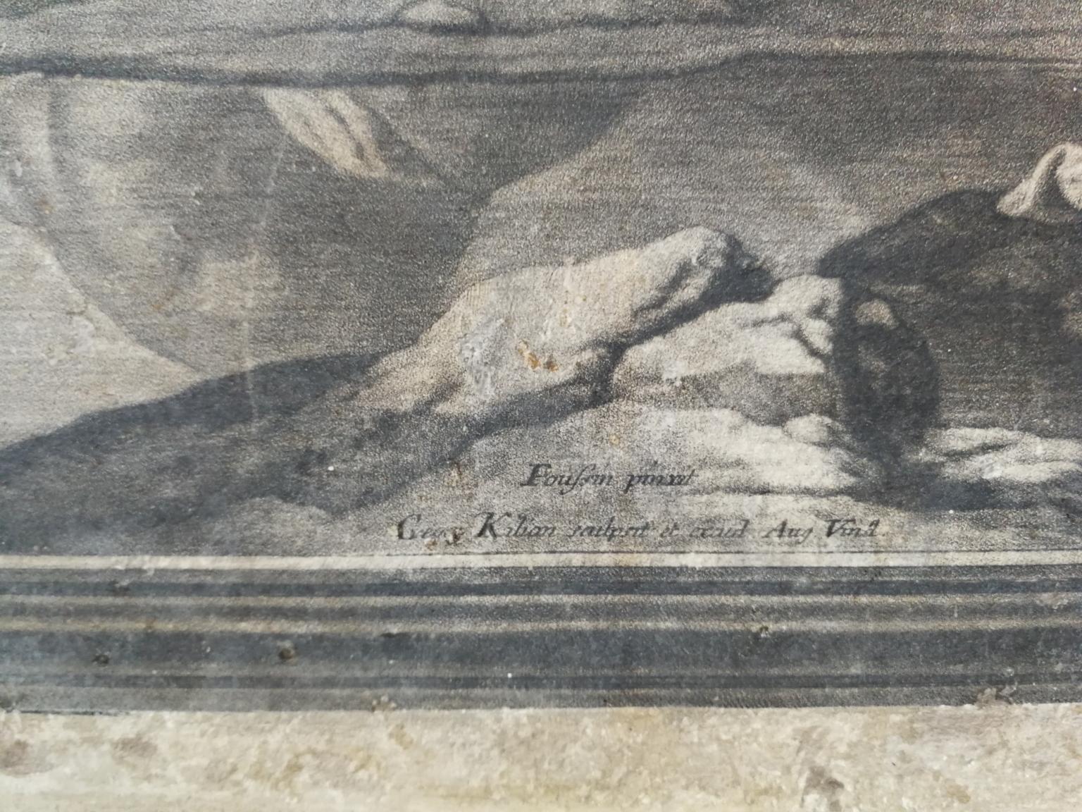 After Nicholas Poussin Seven Sacraments Prints 18th century mezzotint paper  17