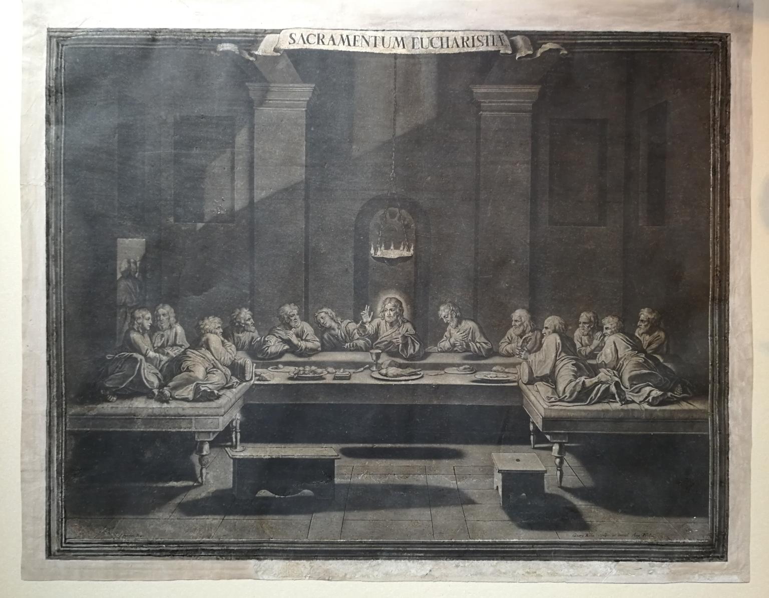 After Nicholas Poussin Seven Sacraments Prints 18th century mezzotint paper  4