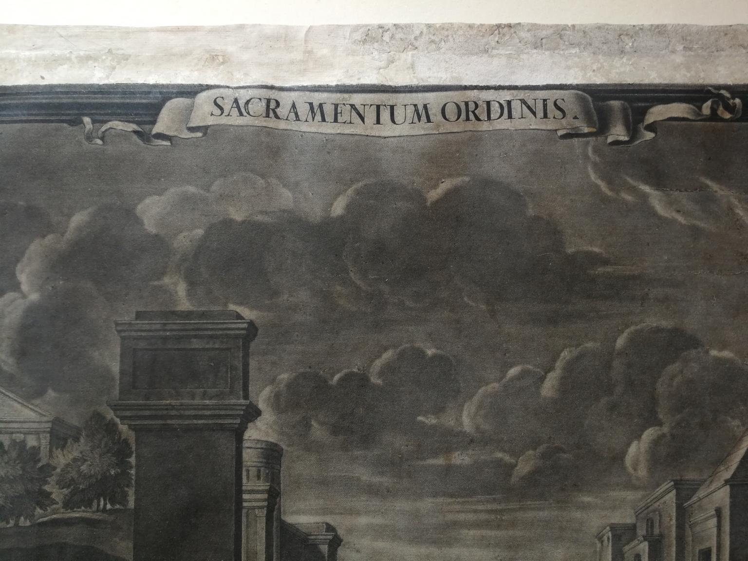 After Nicholas Poussin Seven Sacraments Prints 18th century mezzotint paper  8