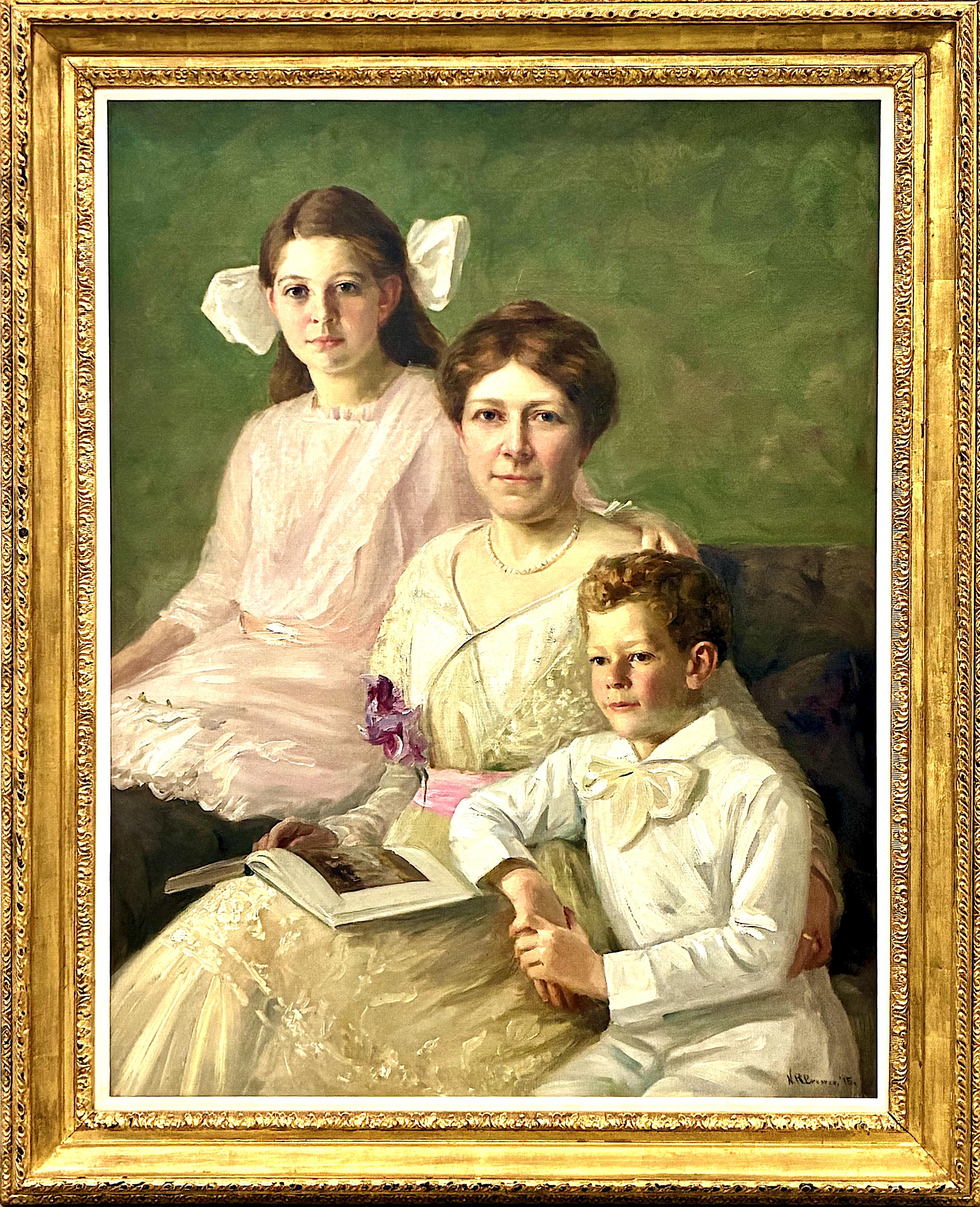 Nicholas Richard Brewer Portrait Painting - An American Family Portrait