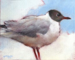 Schwarzer Kopf Gull, Gemälde, Acryl auf Leinwand