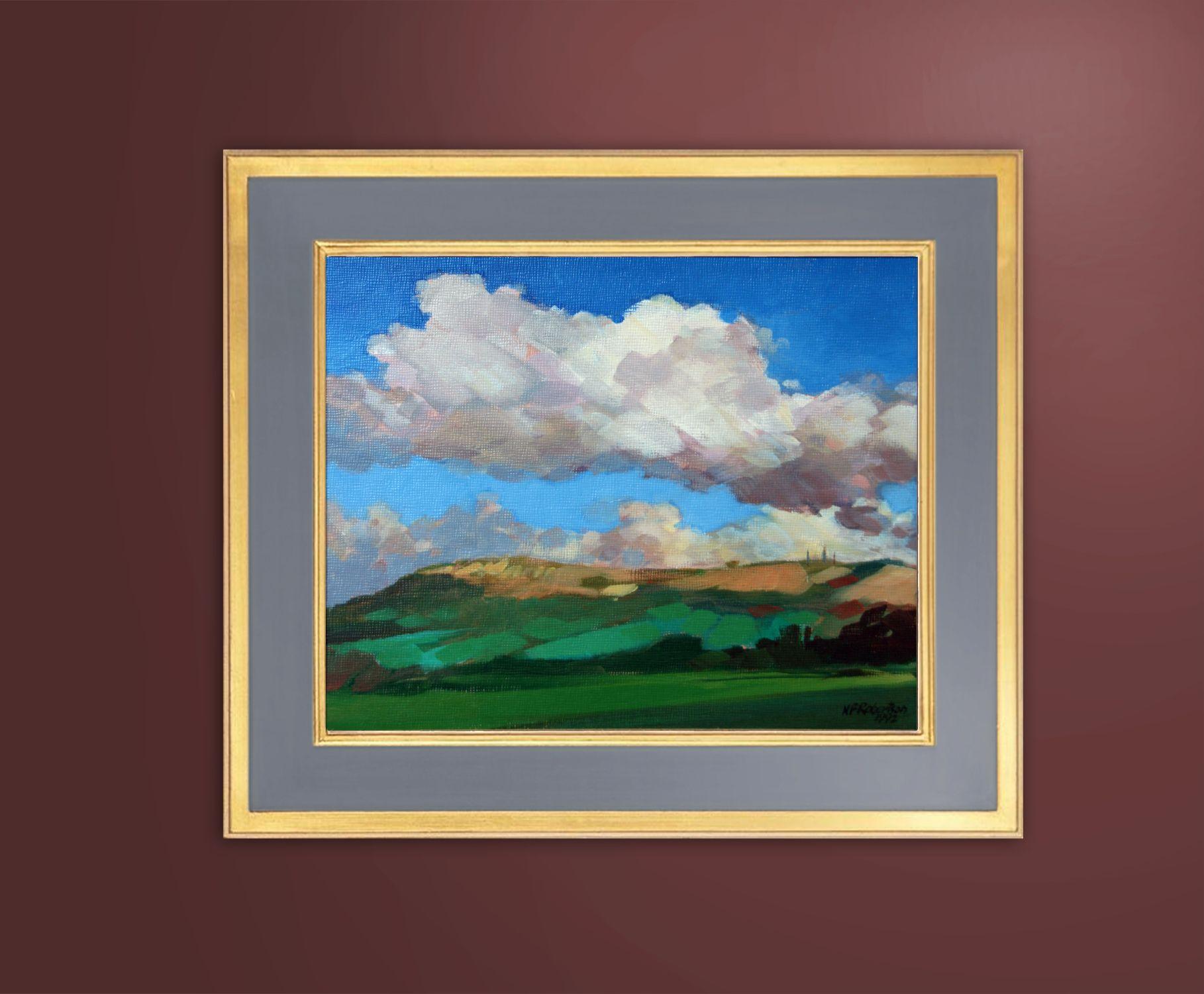 Cleeve Cloud, Pittura, Acrilico su tela - Painting di Nicholas Robertson