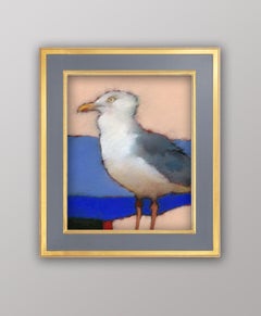 Goéland argenté 1, peinture, acrylique sur toile