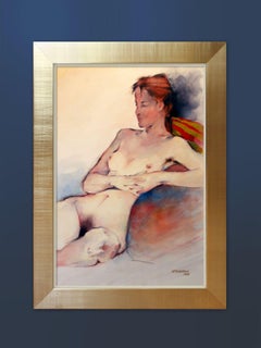 Nudo reclinato, Pittura, Acrilico su altro