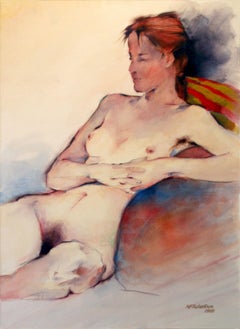 Reclining Nude, Painting, Acrylic on Other