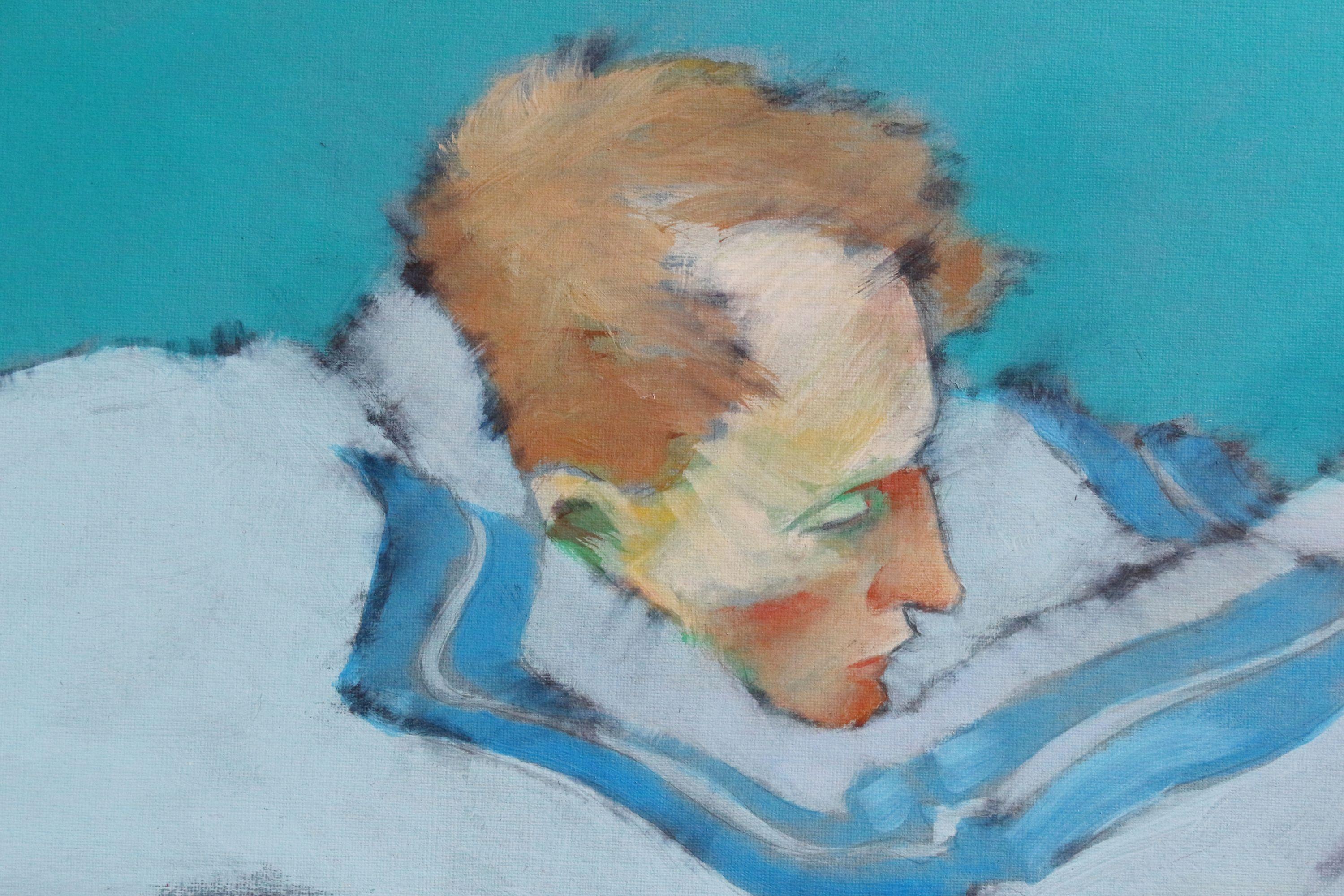 El Jugador, Pintura, Acrílico sobre Otro - Painting Moderno de Nicholas Robertson