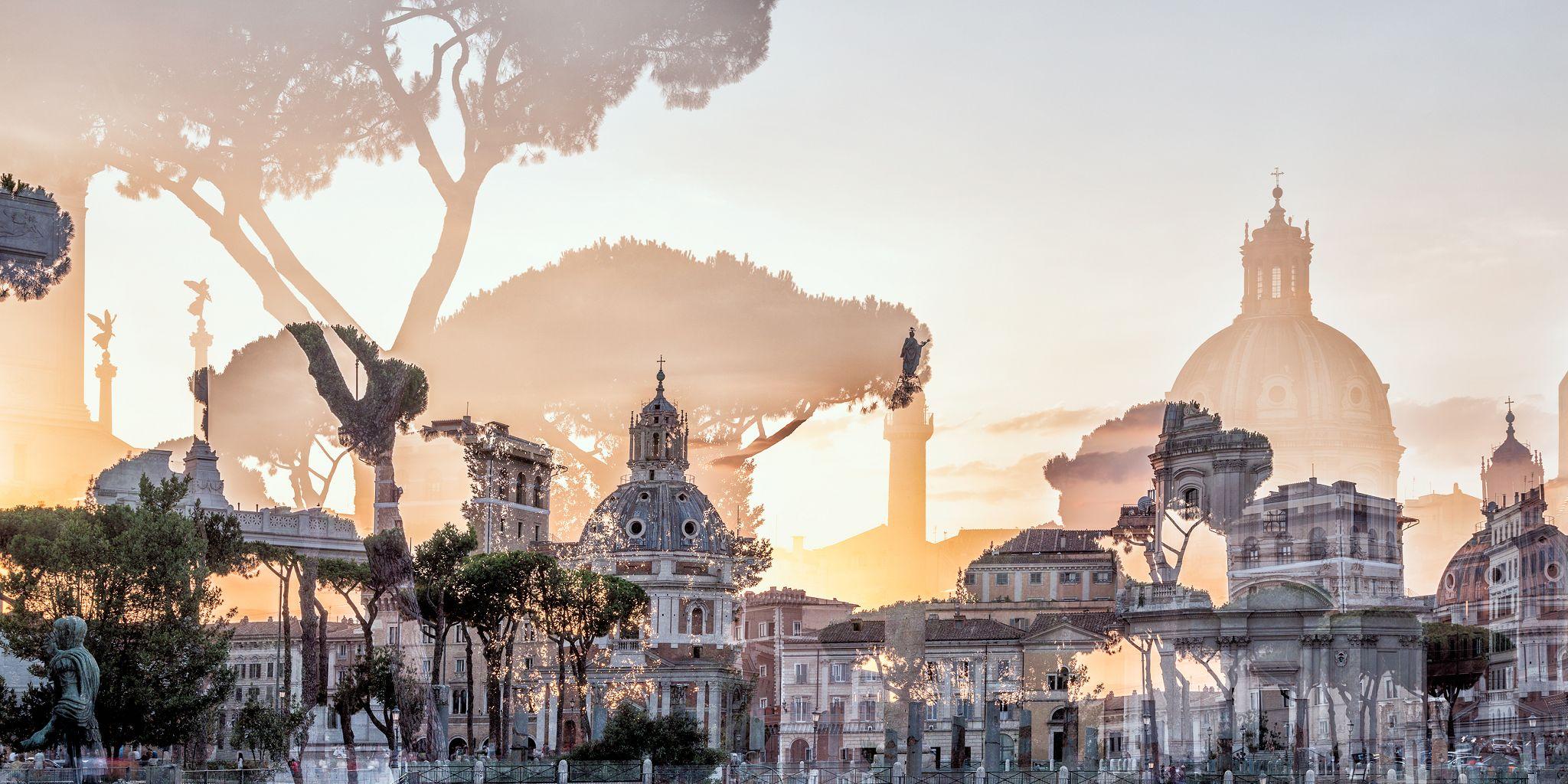 Nicolas Ruel Color Photograph - Forum (Rome, Italy)