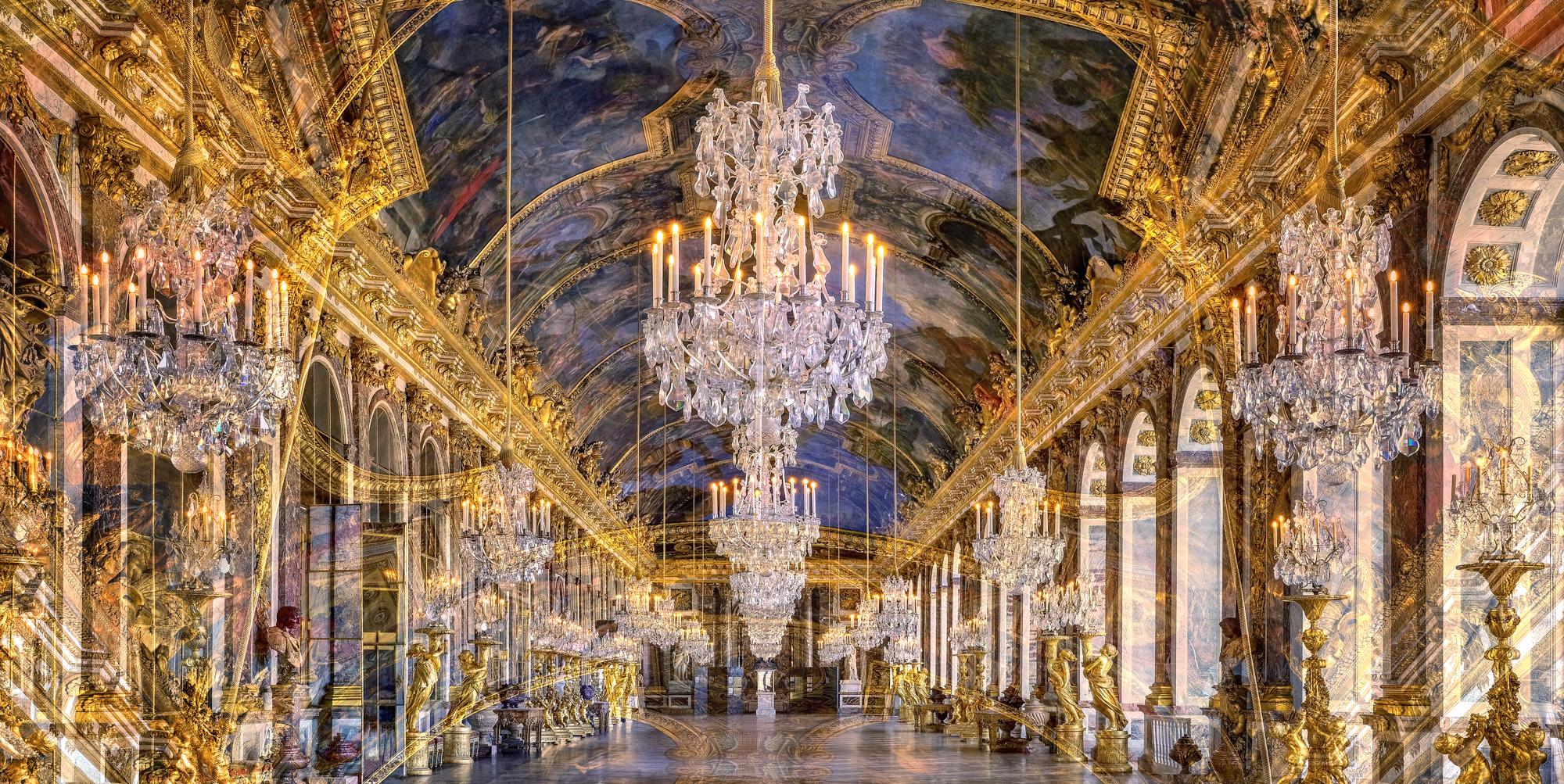 Nicolas Ruel Color Photograph - Galerie des Glaces (Versailles, France)