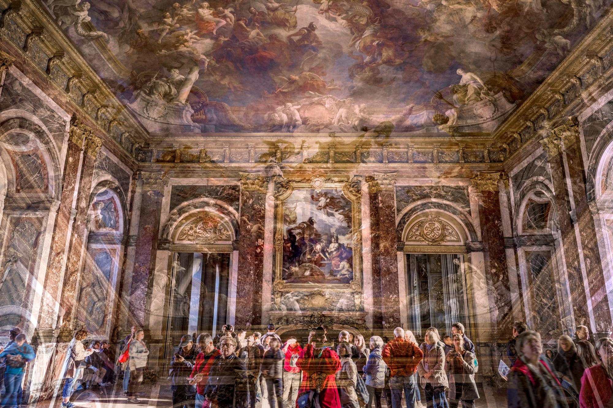 Nicolas Ruel Color Photograph - Le salon d'Hercule (Versailles, France)