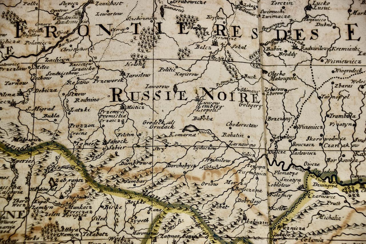 Ungarn und Osteuropa: Eine große handkolorierte Karte aus dem 17. Jahrhundert von Sanson & Jaillot im Angebot 6