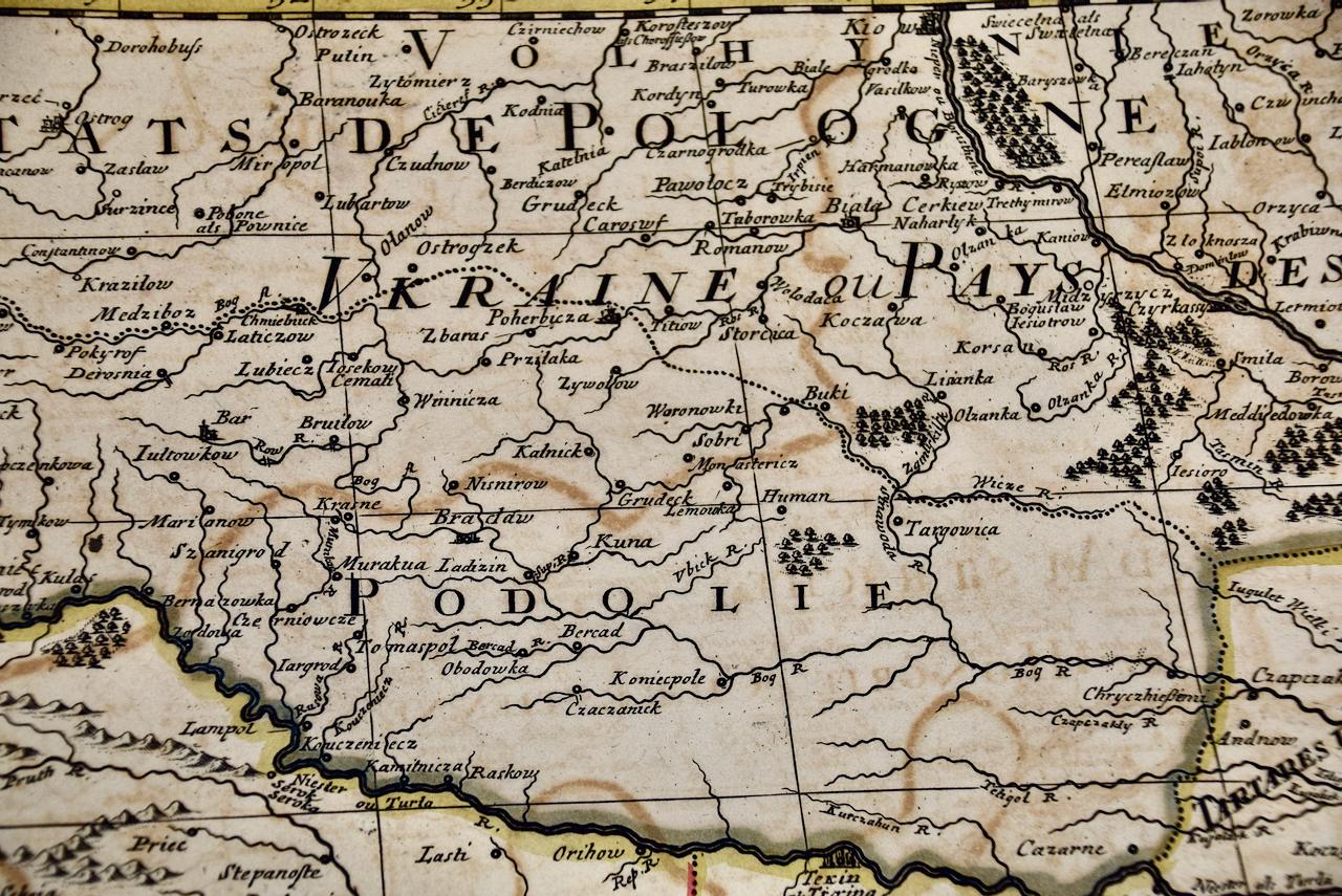 Ungarn und Osteuropa: Eine große handkolorierte Karte aus dem 17. Jahrhundert von Sanson & Jaillot im Angebot 7