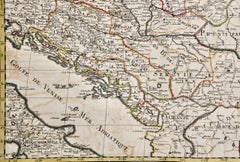 Hungary & Eastern Europe: A Large 17th C. Hand-colored Map by Sanson & Jaillot