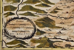 Vienna, Austria: A Large 17th Century Hand-colored Map by Sanson and Jaillot