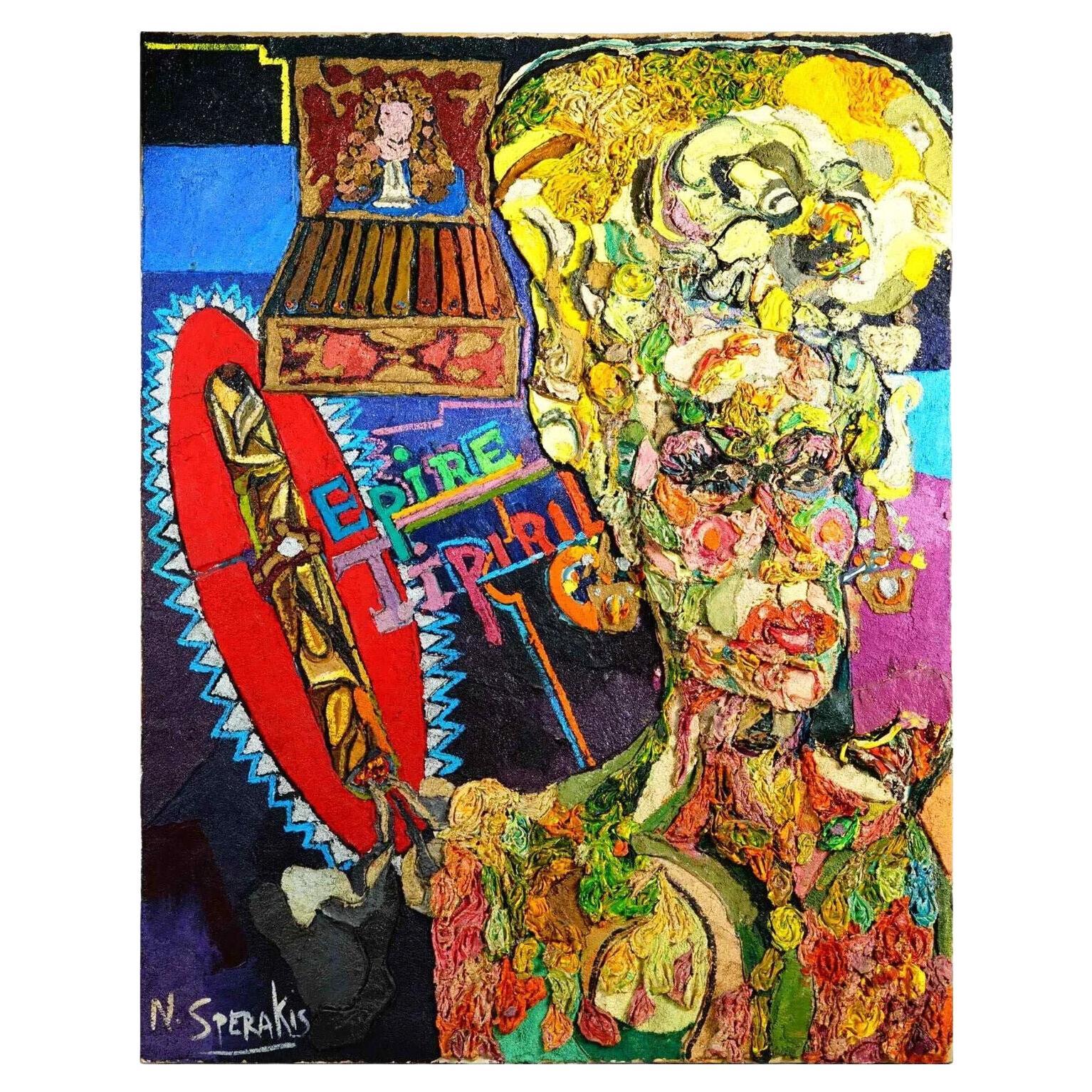 Nicholas Sperakis American Mixed Media Painting