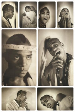 Basquiat 1979 von Nicholas Taylor: Portfolio mit 9 Fotografien (Basquiat Gray)