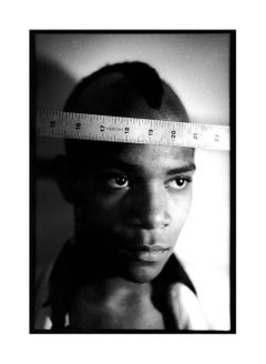 Basquiat 1979 Fotografie (Nick Taylor Jean-Michel Basquiat Gray)