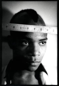 Basquiat 1979 photograph (Nick Taylor Jean-Michel Basquiat Gray)