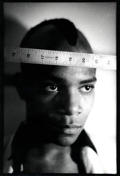 Photographie Basquiat 1979 (Nick Taylor Jean-Michel Basquiat Gray)