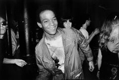 Retro BASQUIAT Dancing at The Mudd Club, 1979 (Basquiat Boom For Real photograph)