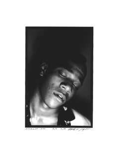 Basquiat photograph by Nick Taylor of Gray (Jean-Michel Basquiat 1979)