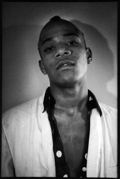 Photographie de Jean Michel Basquiat (young Basquiat, Samo)
