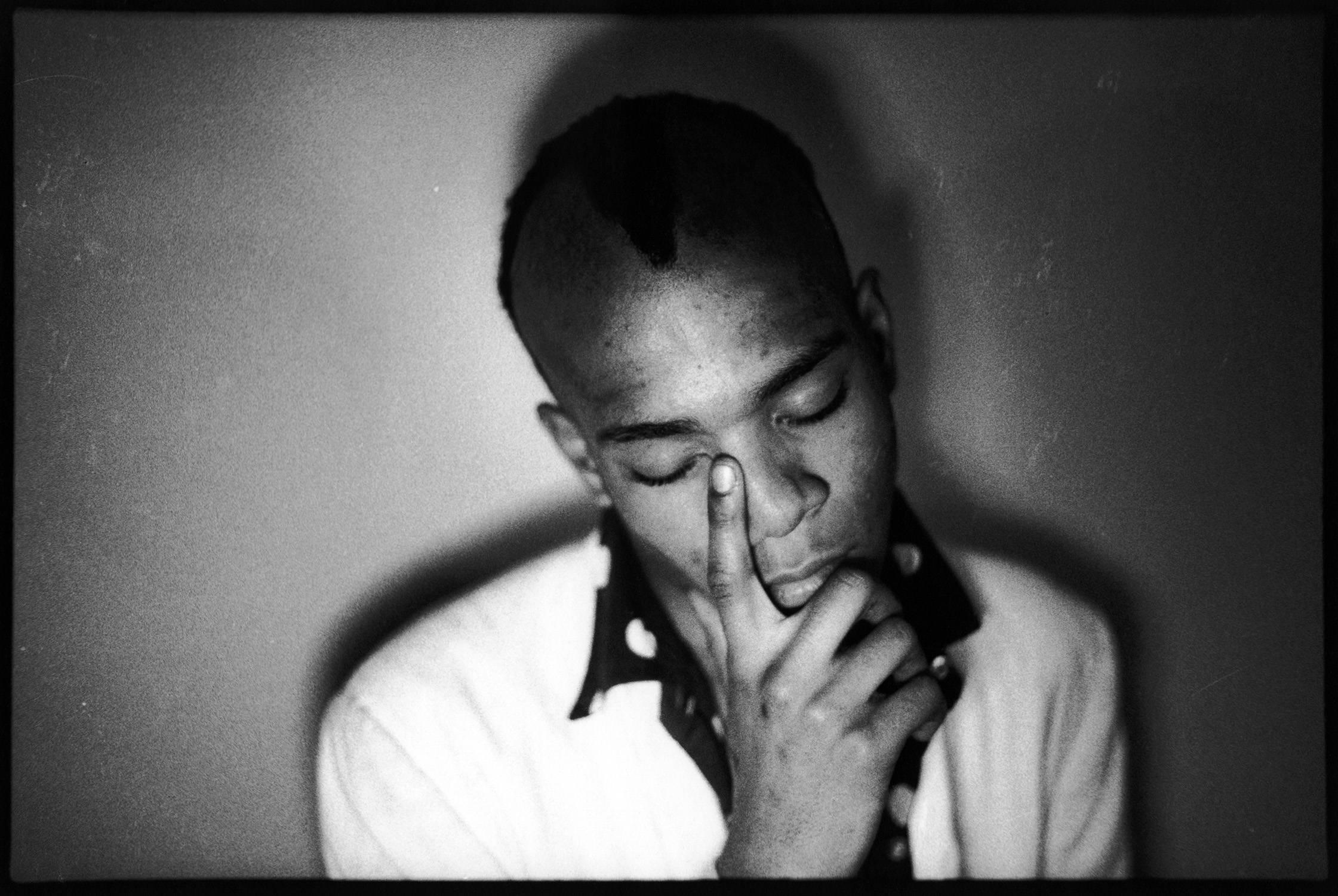 Rare Basquiat photograph (Samo) - Photograph by Nicholas Taylor