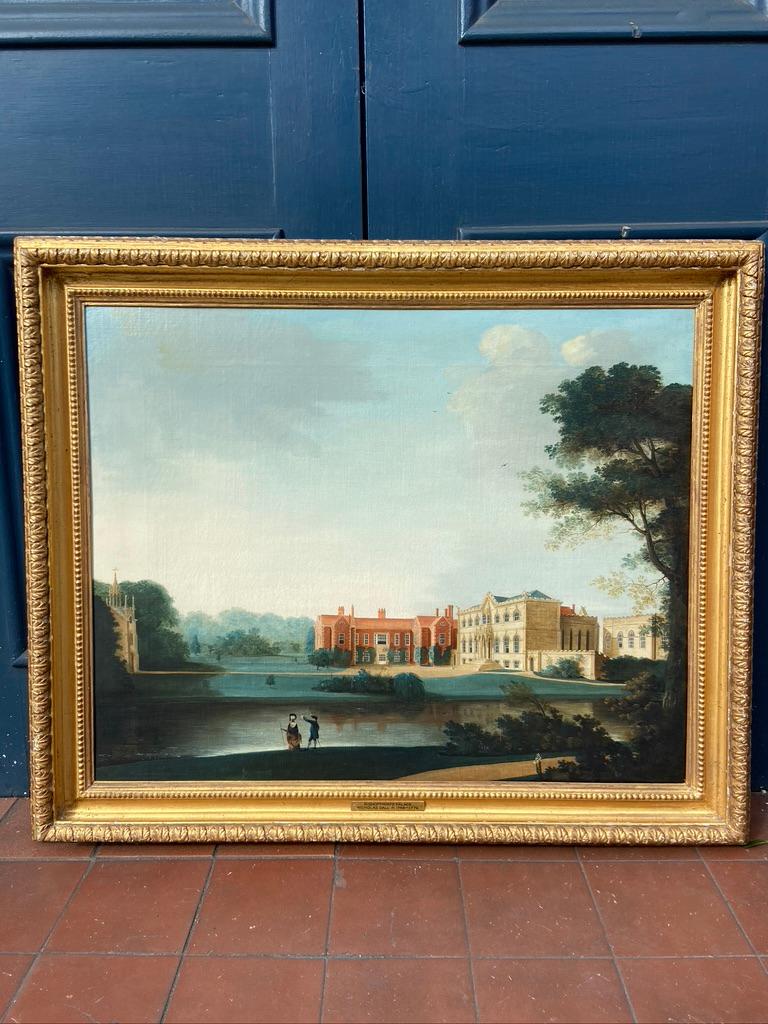 18th Century View of Bishopthorpe Palace Yorkshire - Painting by Nicholas Thomas Dall