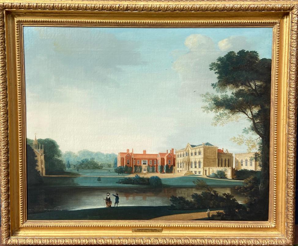 Nicholas Thomas Dall Landscape Painting - 18th Century View of Bishopthorpe Palace Yorkshire