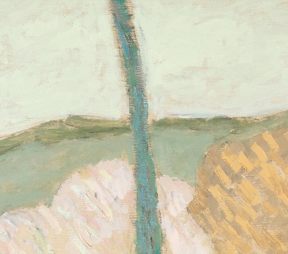Nicholas Turner b. 1972
A Country Lane, 2025
oil on canvas
60 x 60 cm
23 5/8 x 23 5/8 in
signed, dated and titled

Born in London, Turner spent many years in Bristol before moving to Monmouthshire, Wales. After his Foundation at UWE Bristol, in 1997